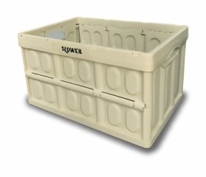 TRI Folding Container  Estoril  SAND  SLW169 | 収納ボックス コンテナボックス 折りたたみ 収納ケース 小物入れ 収納BOX 大容量 45L 