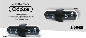 TRI Auto Flip Clock FLIP CLOCK Copse BLACK SLW182 | 時計 アナログ時計 クロック ガラス ダイヤル 壁掛け 卓上 置き時計 掛け時計 兼