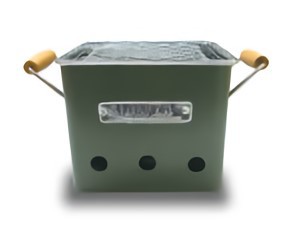 TRI BBQ STOVE 1〜2人用 Alta Small  OLIVE SLW196 | バーベキューコンロ 取っ手付きストーブ 卓上 焚き火台 炭焼き 網焼き オリーブ グ