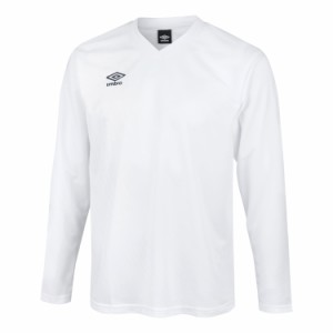 umbro アンブロ ジュニア 長袖ゲームシャツ ホワイト 130 UAS6307JL WHT | スポーツ スポーツ用品 運動 服 衣類 ウエア トップス 長袖 吸