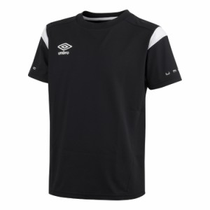 umbro アンブロ 半袖プラクティスシャツ ブラック 120 UUJVJA55 BLK | スポーツ スポーツ用品 運動 服 衣類 ウエア トップス シャツ 半袖