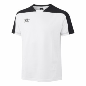 umbro アンブロ 半袖プラクティスシャツ ホワイト S UUUVJA54 WHT | スポーツ スポーツ用品 運動 服 衣類 ウエア トップス シャツ 半袖 