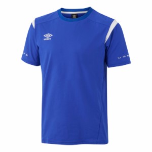 umbro アンブロ 半袖プラクティスシャツ ブルー M UUUVJA55 BLU | スポーツ スポーツ用品 運動 服 衣類 ウエア トップス シャツ 半袖 吸