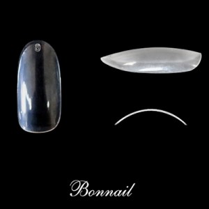 ネイルチップ クリア Bonnail ボンネイル クリアラウンドフルチップ R400 ＃05