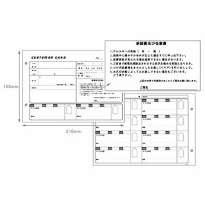 クリップ ネイルカルテ 100枚 NK11