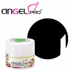 ジェルネイル カラージェル ANGEL PRO ポットジェリー ＃218 BLACKEST BLACK 4g