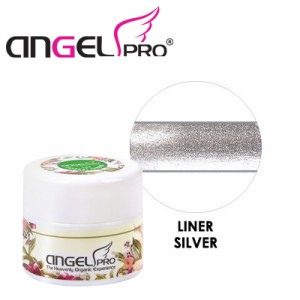 ジェルネイル カラージェル ANGEL PRO ポットジェリー LINER SILVER 4g