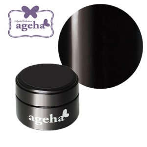 ジェルネイル カラージェル ageha（アゲハ） コスメカラー 301 マットブラックA 2．7g