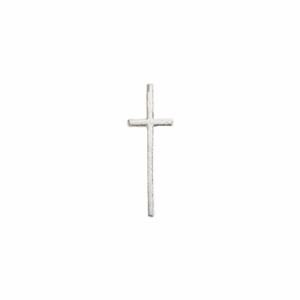 ネイルパーツ 十字架 Bonnail×rrieenee（ボンネイル×ドゥアールイーニー） thin cross（ティン クロス） -silver-（シルバー）