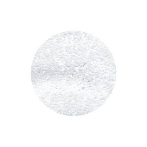 【メール便OK】 ネイルパーツ ラメ ホログラム グリッター アート ピカエース #451 六角カラー 1mm ホワイト