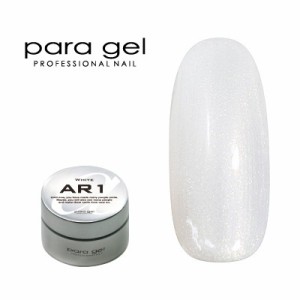 ジェルネイル カラージェル パラジェル ｐａｒａ ｇｅｌ アートカラージェル AS8 シルクホワイト