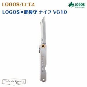 【正規販売店】ロゴス LOGOS×肥後守 ナイフ VG10 83005002 LOGOS