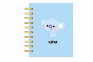 カミ728330 【BT21】【LINE FRIENDS】【ラインフレンズ】リングメモノート【KOYA】【コヤ】【RM】【ナム】【BTS】【韓国】【バンタン】【