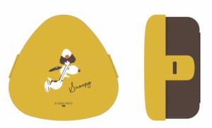 オオPL-802　【送料無料】【スヌーピー】【SNOOPY】ライスボールケース【イエロー】【黄色】【ONIGIRI】【ピーナッツ】【ウッドストック