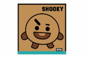 マル5785001300  【BT21】【LINE FRIENDS】【ラインフレンズ】ミニタオル【フェイス】【SHOOKY】【シュキ】【アイドル】【韓国】【ライン