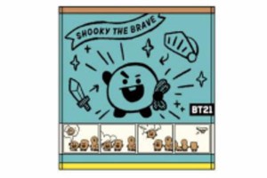 マル5785003100  【BT21】【LINE FRIENDS】【ラインフレンズ】ミニタオル【コミックタッチ】【SHOOKY】【シュキ】【アイドル】【韓国】【