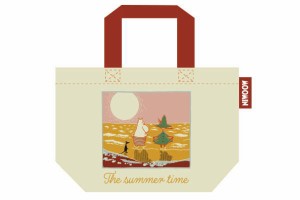 スモMM2372 【ムーミン】【Moomin】麻風ランチバッグ【海】【The Summer Time】【ミイ】【リトルミイ】【アニメ】【絵本】【キャラクター