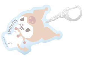 ケイKUK-AD-BE 【サンリオキャラクター】【くすみカラーシリーズ】アクリルダイカットキーホルダー【ベージュ】【クロミ】【マイメロディ