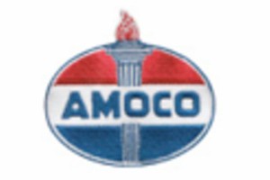 ショ397349 【アメリカン雑貨】ワッペン【AMOCO-E-LOGO】【アメリカ】【USA】【WAPPEN】【アイロン】【ファッション】【雑貨】【グッズ】