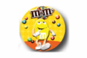 レオ M-103 【アメリカン雑貨】【M&M'S】缶バッジ【S】【M-103】【エムアンドエムズ】【アメリカ】【USA】【アメキャラ】【缶】【缶バッ