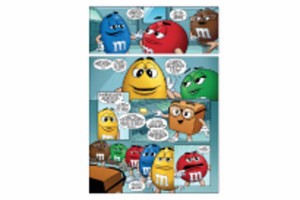 レオ CP334 【アメリカン雑貨】【M&M'S】ミニポスター【CP334】【エムアンドエムズ】【アメリカ】【USA】【アメキャラ】【ポスター】【絵