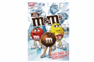 レオ CP309 【アメリカン雑貨】【M&M'S】ミニポスター【CP309】【エムアンドエムズ】【アメリカ】【USA】【アメキャラ】【ポスター】【絵