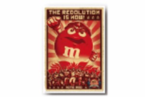 レオ CP063 【アメリカン雑貨】【M&M'S】ミニポスター【CP063】【エムアンドエムズ】【アメリカ】【USA】【アメキャラ】【ポスター】【絵