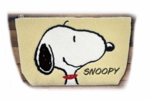 マリSPC-1122  【スヌーピー】【SNOOPY】サガラポーチ【横顔】【ピーナッツ】【ウッドストック】【すぬーぴー】【アニメ】【キャラクター