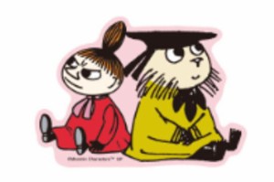 スモMM2353  【ムーミン】【Moomin】キャラクターステッカー【リトルミイとクリップダッス】【ミイ】【リトルミイ】【アニメ】【絵本】【