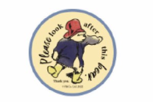 スモPD1003  【くまのパディントン】キャラクターステッカー【バッジ】【Paddington Bear】【パディントンベア】【映画】【シール】【ス