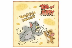 マル4105021900  【トムとジェリー】【Tom and Jerry】ミニタオル【トゥギャザーフォーエバー】【トム】【ジェリー】【ワーナー】【アニ