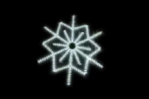 IDC-RLS335  【イルミネーション】結晶イルミネーション【ホワイト】【雪】【結晶】【クリスマス】【平面】【壁掛け】【輝き】【電飾】【