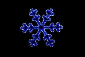 IDC-RLS355  【イルミネーション】結晶イルミネーション【ブルー】【雪】【結晶】【クリスマス】【平面】【壁掛け】【輝き】【電飾】【LE