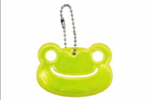 ナカ179562-23  【かえるのピクルス】【pickles the frog】リフレクターマスコットキーホルダー【イエロー】【黄色】【無事かえる】【ピ