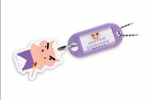 ティKS-5541442BU 【送料無料】【クレヨンしんちゃん】ネームタグキーホルダー【ぶりぶりざえもん】【しんのすけ】【テレビ】【アニメ】