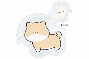 カミ210145 【送料無料】【オリジナル】ダイカットミニポーチ【シバイヌ】【犬】【いぬ】【イヌ】【動物】【アニマル】【ポーチ】【ケー