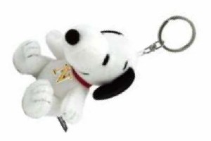 ナカ182371-23  【送料無料】【スヌーピー】【SNOOPY】イニシャルマスコットキーホルダー【N】【座り】【ピーナッツ】【ウッドストック】