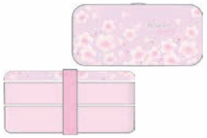 スケ624605  【オリジナル】シンプルランチボックス【桜柄】【オールスマイルズ】【お弁当箱】【ランチボックス】【遠足】【アウトドア】