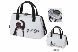 スケ610615  【ピングー】【PINGU】がま口型ランチバッグ2段【23】【M】【ペンギン】【アニメ】【キャラクター】【バッグ】【かばん】【