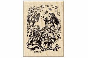 カミ211213 【THE MACMILLAN ALICE】【マクミランアリス】スタンプ【トランプ】【ふしぎの国のアリス】【はんこ】【文房具】【雑貨】【グ