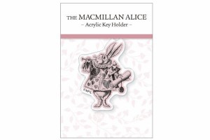 カミ211202 【日本製】【THE MACMILLAN ALICE】【マクミランアリス】アクリルキーホルダー【白ウサギ】【ふしぎの国のアリス】【キーホル