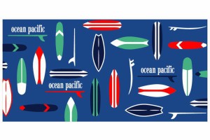 ナス6012892  【オリジナル】ビーチタオル【サーフボード】【ocean pacific】【ブランド】【メーカー】【タオル】【たおる】【海】【レジ