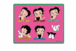 スモBT1063 【BettyBoop】【ベティ・ブープ】キャラクターステッカー【いっぱい】【ベティちゃん】【ベティ】【アメリカ】【USA】【アメ