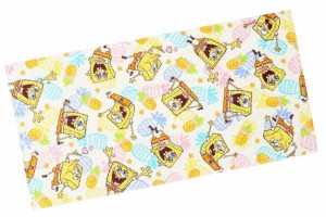 ハヤBM427900　【スポンジボブ】【SpongeBob】バスタオル【ファインミックス】【ボブ】【アニメ】【キャラクター】【アメリカ】【USA】【