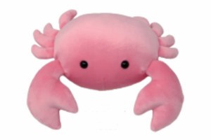 ナイ43053　【オリジナル】ふわもこぬいぐるみ【S】【カニ】【海】【魚】【生き物】【マスコット】【ぬいぐるみ】【ドール】【人形】【お