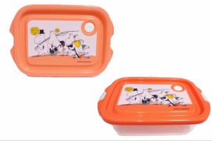 スケレッド　【ムーミン】【Moomin】フードコンテナ【M】【レッド】【食器】【ミイ】【リトルミイ】【アニメ】【絵本】【キャラクター】