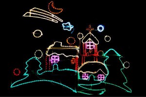 　LED  クリスマスハウス　クリスマス　イルミネーション【屋内外ご利用可能】【ウィンター】【ガーデン】【庭】【デコレーション】【送