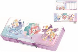 クラ110568　【ディズニープリンセス】コンパクト両面開きペンケース【アリエル×ラプンツェル×シンデレラ】【姫】【ディズニー】【映画