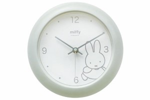 ティMF-5520443GY　【miffy】【ミッフィー】マイルームクロック【グレー】【ウサギ】 【ミッフィーちゃん】【ディック・ブルーナ】【絵本