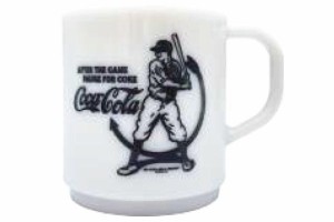 ショPJ-PRMC04　【アメリカン雑貨】【コカ・コーラ】【COCA-COLA】マグカップ【Base Ball】【野球】【ベースボール】【マグ】【カップ】